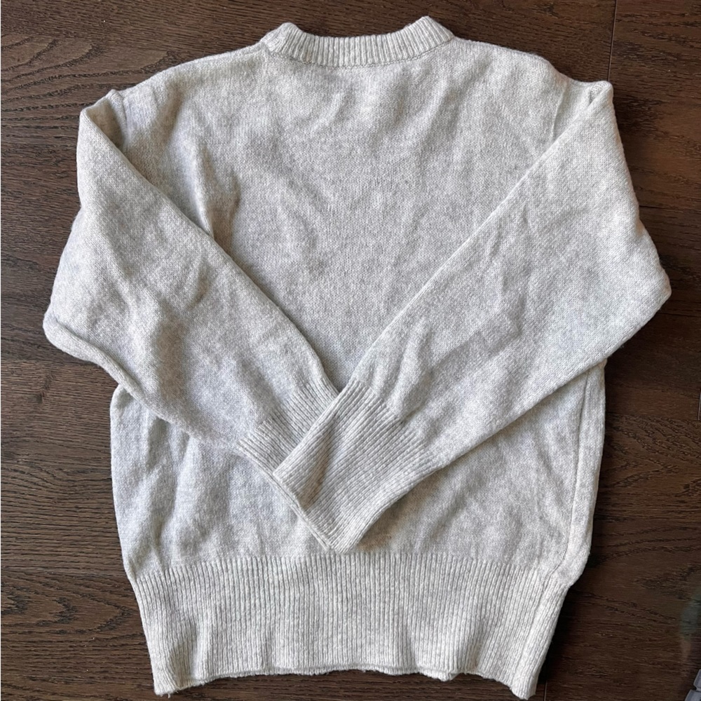 Mock neck knit sweater